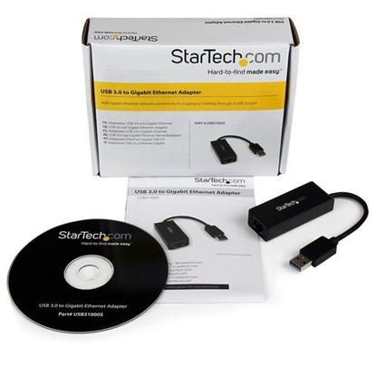 Picture of Startech USB 3.0 to Gigabit Ethernet NIC 10/100/1000 Network Adapter